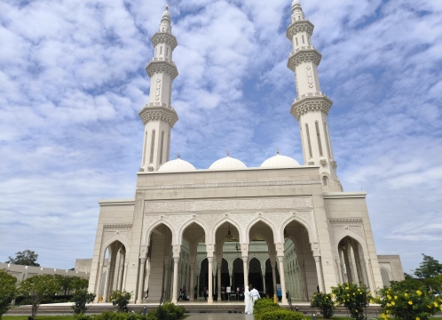 ホワイトモスク_マレーシアのタージ・マハル